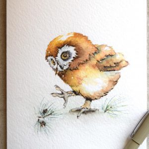 Owl Greeting Card
